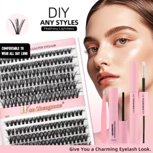 DIY Segmented False Lashes 12 Rows Large Capacity Set False Lashes 30D40D Combination Hot Melt False Lash Kit