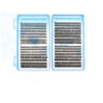 European and American cross-border hot wholesale glue type single cluster DIY segmented extra long false eyelashes book