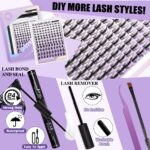DIY Segment False Eyelash Set Natural Style Self-Application Lash Book Cluster Lashes Cross-border Wholesale