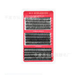 Cross-border bestseller DIY single-cluster false eyelashes 40D/60D/80D self-lash extension cluster lash set large capacity source