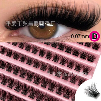 TK European and American cross-border hot-selling false eyelash set, false eyelash washboard, Amazon segmented false eyelashes