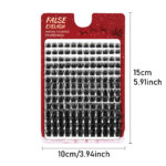 Cross-border 40D brown segment false eyelashes mixed DIY large capacity thick curly self-lash hot melt cluster manufacturer
