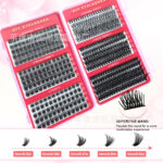Cross-border bestseller, 6 styles DIY new large-capacity mixed lash book, thick and curled, 8-16mm, factory