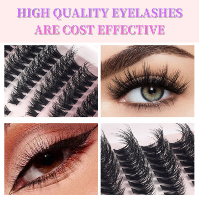 Cross-border DIY segmented 10-row lashes, fluffy natural thick 30--100Pcs series 3D false eyelash extension