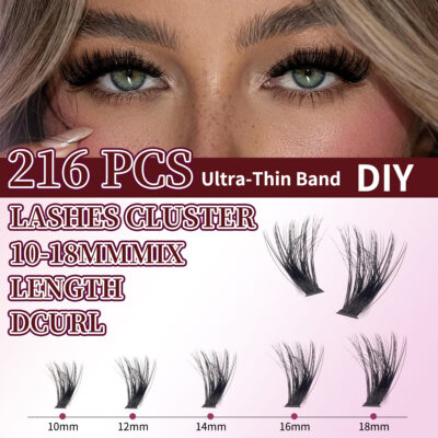 DIY lashes Eyelash Extension Set, European and American Cross-border, Thick 3D Fluffy 80P Large Capacity