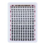 Autumn Maple Leaf 14-row Large Capacity Transparent Stem Little Devil Trilogy Natural Segmented False Lashes Soft Curled