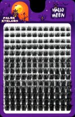 Cross-border 40D brown segment false eyelashes mixed DIY large capacity thick curly self-lash hot melt cluster manufacturer