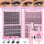 Amazon Cross-Border Best-Selling False Eyelash Set, Wheat Spike Pure Wild Autumn Maple Leaf Triple Fishtail, Large Capacity Hot Melt Cluster Lashes