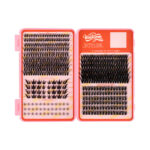 Amazon bestseller Asian new large-capacity lash book DIY segmented hot-melt cluster lashes Amazon false lash set
