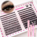 Export false eyelash set eyelash book large capacity mixed style self-application eyelash set