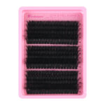 300 clusters large capacity 80D100D120D dense European and American fluffy segmented hot melt lash cluster