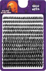 Cross-border 40D brown segment false eyelashes mixed DIY large capacity thick curly self-lash hot melt cluster manufacturer