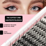 Cross-border new product customized false eyelash tool kit multiple styles personalized thick curly eyelash charm electric eyes