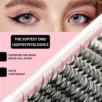 Cross-border new product customized false eyelash tool kit multiple styles personalized thick curly eyelash charm electric eyes