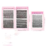EU/US False Eyelashes Cross-border Amazon Large Capacity 30D 40D 50D Thick Natural Simulation DIY Segmented Lash Book
