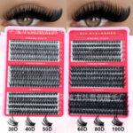 Cross-border bestseller DIY new style large capacity mixed eyelash book thick and curly 8-16mm factory false eyelashes