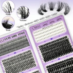 Amazon Best-Selling Cross-Border Lash Book Natural Thick False Lashes Multi-Segment Lower Lashes DIY Lashes