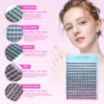 Amazon Hot Selling New DIY Lashes False Eyelash Extension Double-Ended Glue Russia Cross-Border Eyelash Kit