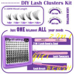 Private Label DIY Lash Cluster Kit Custom Individual Lashes