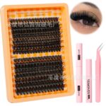 TK Europe and America cross-border Amazon hot-selling eyelash extension kit DIY single cluster lash kit large capacity 80D/100D