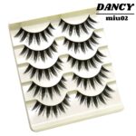 Little Devil Comic Style Wet Lashes Cos Japanese Big Eye False Lashes Curled Thick Thai European and American Hard Stem Lashes