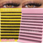 Cross-border bestseller false eyelashes segmented hot-melt lash set