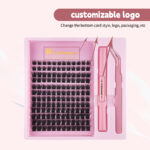 Amazon Hot Selling DIY Cross-border False Eyelashes Temu Shein Amazon European and American False Eyelashes Foreign Trade Wholesale