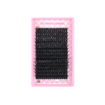 European and American cross-border false eyelash book large capacity Amazon mixed single cluster segmented flower eyelashes Middle East eyelashes with glue