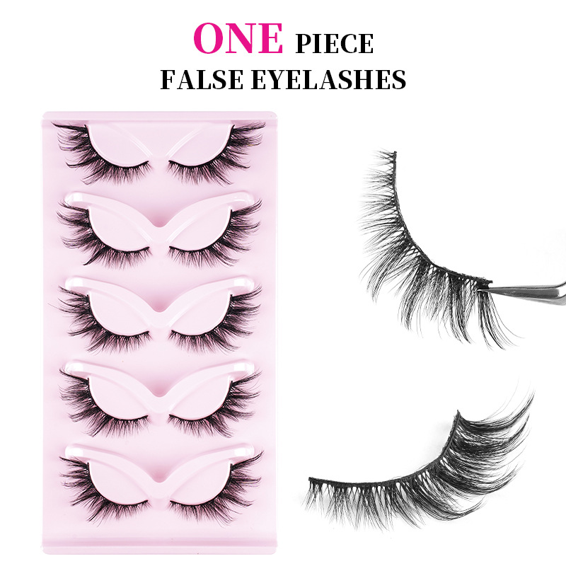 o1cn01ehyhxu2eebw5y0oik 2215841308713 0 cib.jpg Cross-border bestseller 5 pairs slant flying fox false eyelashes natural thick curly eyelashes simulation cat eye eyelashes wholesale