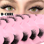 Cross-border one-piece 10-pair false eyelashes, cat-eye elongated tail style, European and American hot girl style, double eyelid false eyelashes