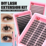 American Cross-border Fairy Wheat Stalk Fine Stem Natural False Eyelash Set 10-16mm Round Eye Enlarging