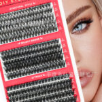 Cross-border bestseller DIY single-cluster false eyelashes 40D/60D/80D self-lash extension cluster lash set large capacity source