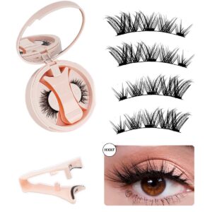 Magnetic Eyelashes Magnetic False Eyelashes Integrated Box Set Little Devil Fox Style Glue-Free False Eyelashes Cross-Border Factory Wholesale