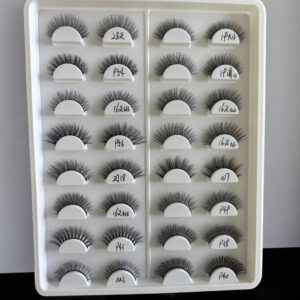 Factory wholesale export whole-strip natural style eyelashes, multiple pairs of 3D Russian volume fluffy false eyelashes available