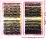 Cross-border best-selling DIY segmented false eyelash kit, Amazon hot-selling large-capacity lash book, voluminous false eyelashes