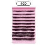 European and American cross-border bestseller large-capacity single-cluster false eyelash set, natural segmented cluster lashes for daily DIY lash extension