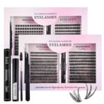 DIY Cross-border E-commerce Eyelash False Eyelashes Mixed Set Large Capacity Source Factory Direct Supply Charming Curled Fluffy Lashes