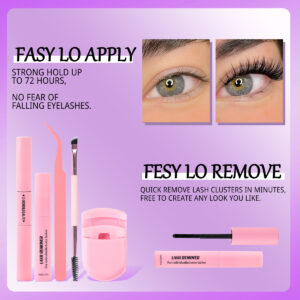 Cross-border new DIY single cluster lashes 30/40/50D European and American false eyelash extension set factory wholesale