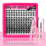 DIY segment false eyelash set, source super factory, cross-border spot direct shipping, wholesale supported, one-stop supply