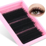 300 clusters large capacity 80D100D120D dense European and American fluffy segmented hot melt lash cluster