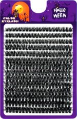 Cross-border 40D brown segment false eyelashes mixed DIY large capacity thick curly self-lash hot melt cluster manufacturer