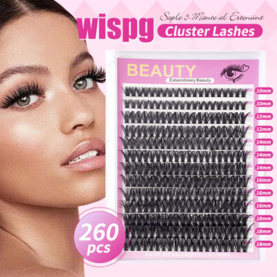 Cross-border DIY segmental cluster lashes, 3 styles, thick mixed pack, large capacity lash book, family set