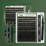 Cross-border best-selling DIY segment false eyelashes kit with dual-head glue and large capacity single-cluster false eyelashes gift box design