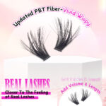 Cross-border segmented eyelash kit, European and American thick false eyelashes, 3D DIY hot-melt cluster lash extension FD set