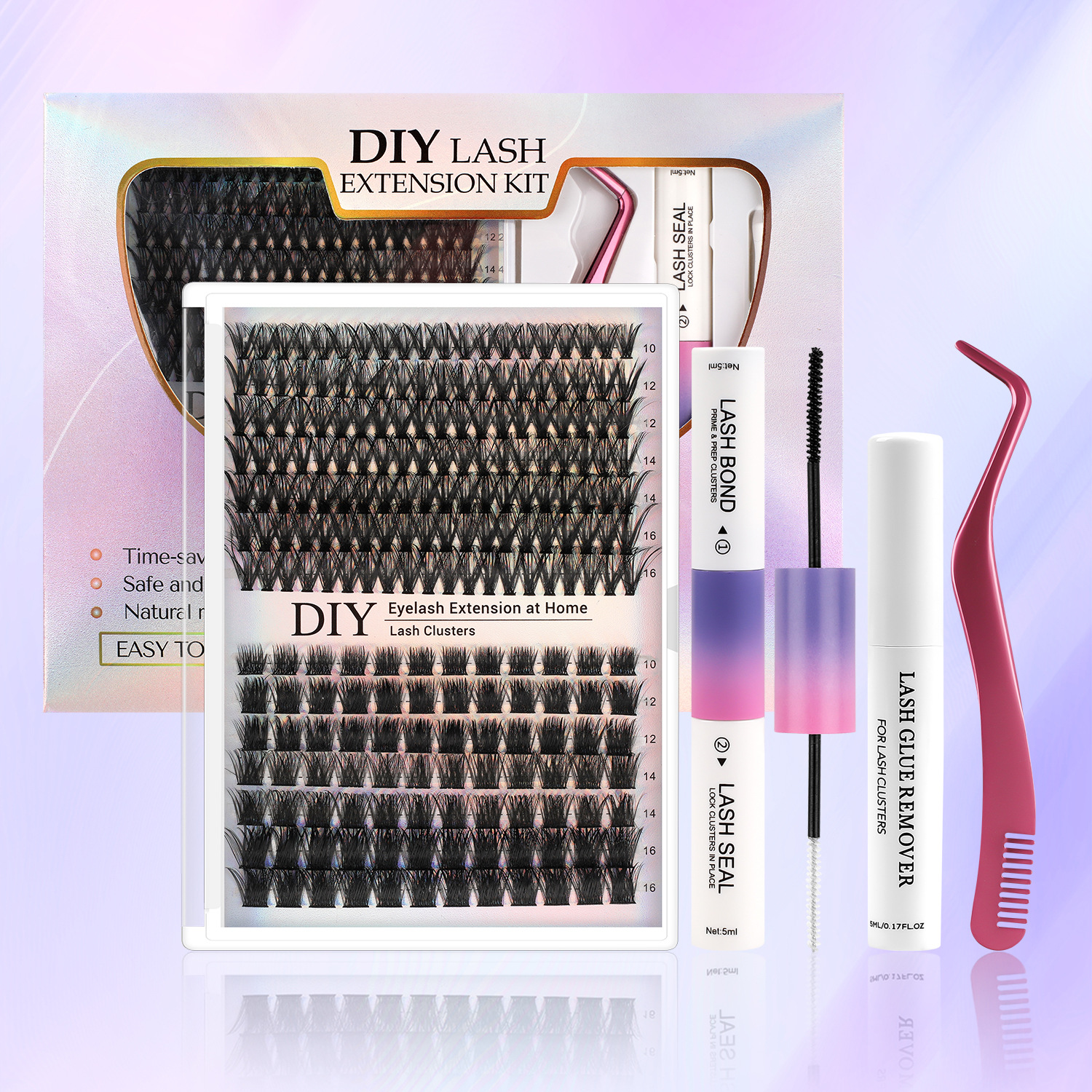 o1cn01ijbysf2eebtzxsuno 2215841308713 0 cib.jpg Cross-border DIY segmented false eyelashes, thick and natural for Amazon Europe/America, single-cluster lash extensions 30D40D