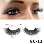 Overseas trade cross-border dense curly seven pairs pink blister box, fiber false eyelashes, wholesale European and American eyelashes long