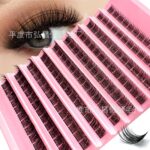 TK European and American cross-border hot-selling false eyelash set, false eyelash washboard, Amazon segmented false eyelashes
