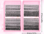 Cross-border best-selling DIY segmented false eyelash kit, Amazon hot-selling large-capacity lash book, voluminous false eyelashes