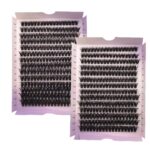 Pingdu factory segment cluster false eyelashes, European and American cross-border false eyelash book, DIY lashes, fake eyelashes wholesale