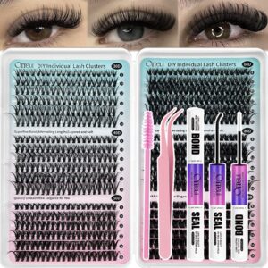 Cross-border large-capacity lash book, voluminous segmented false eyelashes, internet-famous Asian-style dense camera-ready 3D realistic false eyelashes